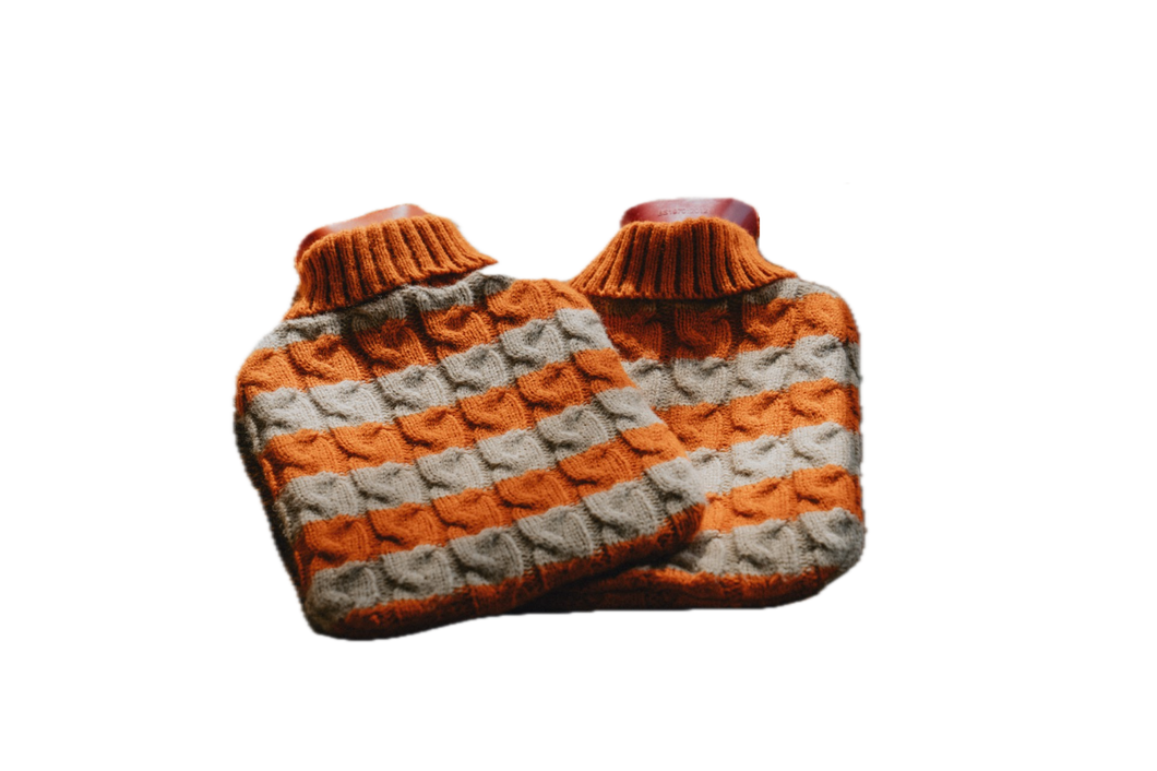 Unyoked Striped Hot Water Bottle